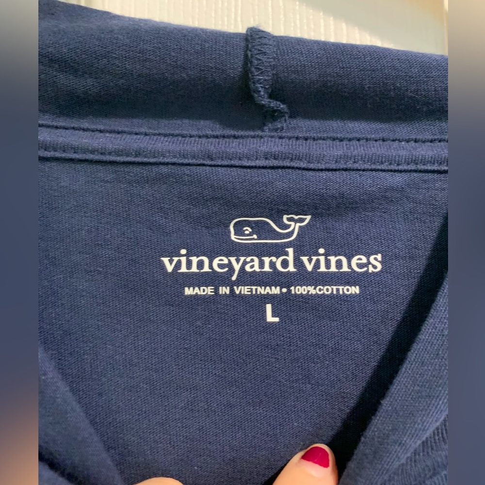 Vineyard Vines Blue Long Sleeve Tee - Picture 2 of 6